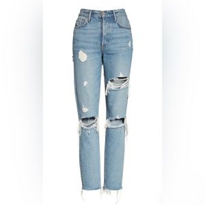 GRLFRND Karolina Ripped Rigid High Waist Skinny Jeans SIZE 24